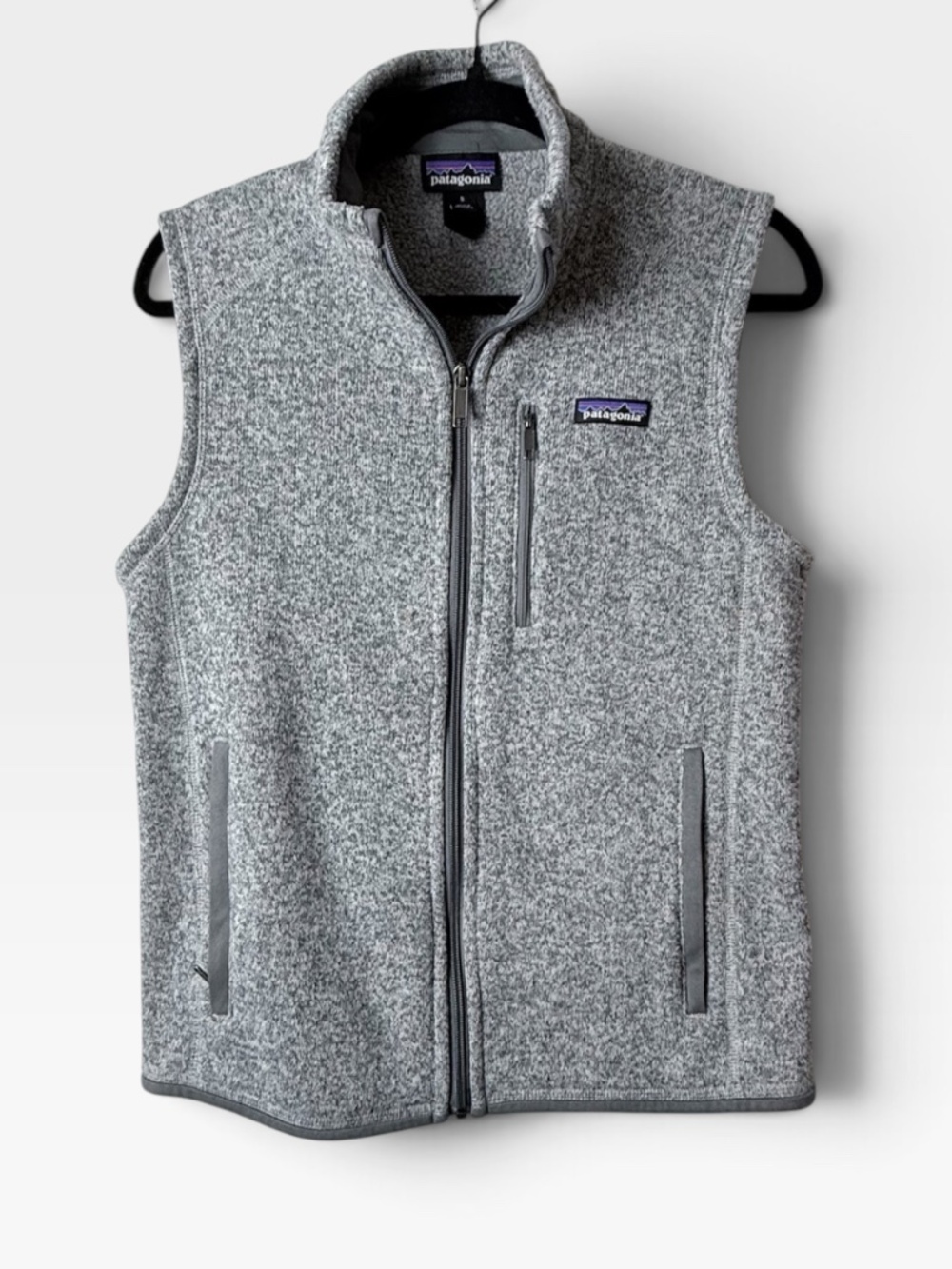 Patagonia Men's Better Sweater Vest Size Small Grey Fall Winter (X)